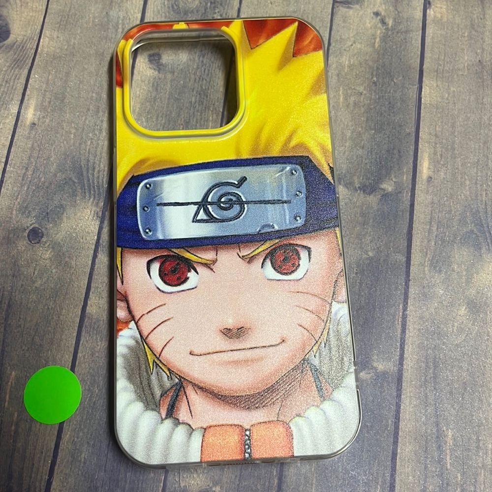 5for$10 iPhone 14 Pro Phone case Anime Naruto Uzumaki background case NWT